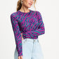 POM Amsterdam Longsleeves LONGSLEEVE - Animal Purple