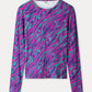 POM Amsterdam Longsleeves LONGSLEEVE - Animal Purple