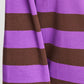 POM Amsterdam Longsleeves LONGSLEEVE - Joy Striped Brown Purple