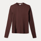 POM Amsterdam Longsleeves LONGSLEEVE - Rose Chocolate Brown