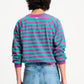 POM Amsterdam Longsleeves LONGSLEEVE - Striped Purple Green