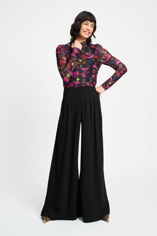 POM Amsterdam Pants Black / 34 PANTS - Wide leg Noir