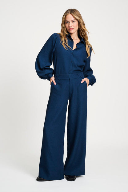 POM Amsterdam Pants Blue / 34 PANTS - Bubble Nightfall Blue