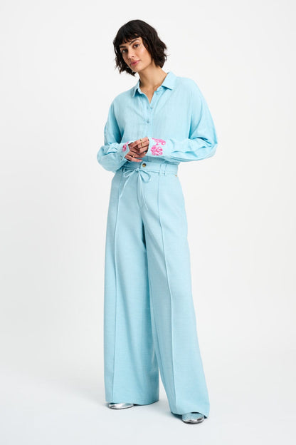 POM Amsterdam Pants Blue / 34 PANTS - Jess Blue Mist