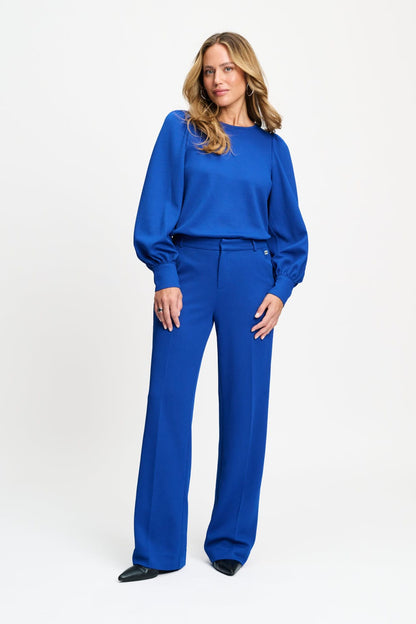 POM Amsterdam Pants Blue / 34 PANTS - Lara Cobalt Blue