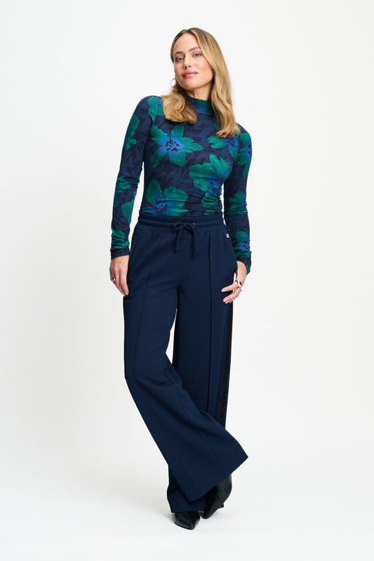 POM Amsterdam Pants Blue / 34 PANTS - Leah Eternal Blue