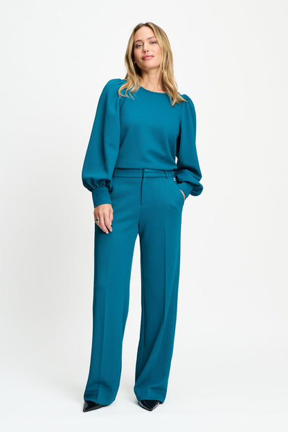 POM Amsterdam Pants Green / 34 PANTS - Lara Teal Green