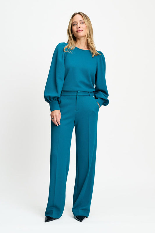 POM Amsterdam Pants Green / 34 PANTS - Lara Teal Green