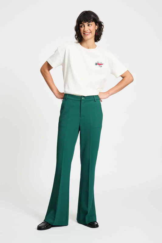 POM Amsterdam Pants Green / 34 PANTS - Liv Pine Green