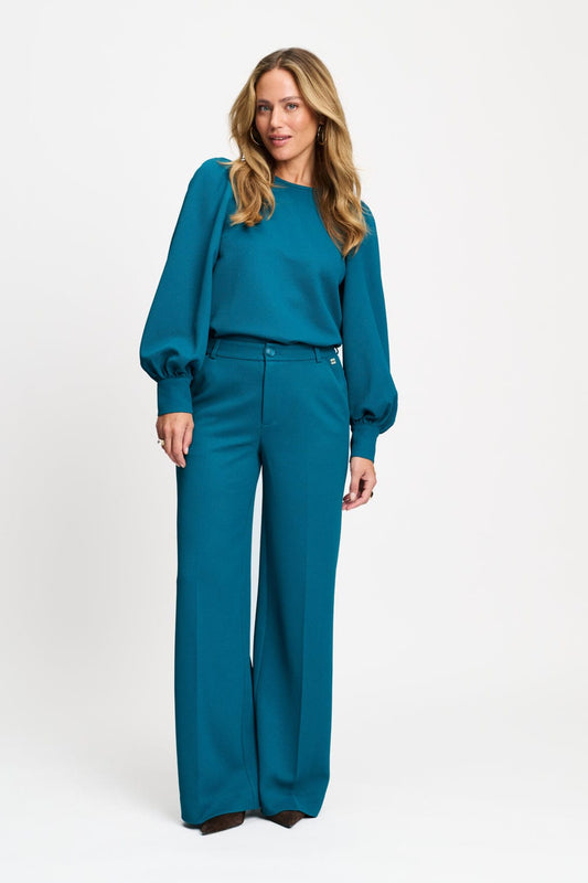 POM Amsterdam Pants Green / 34 PANTS - Lola Teal Green