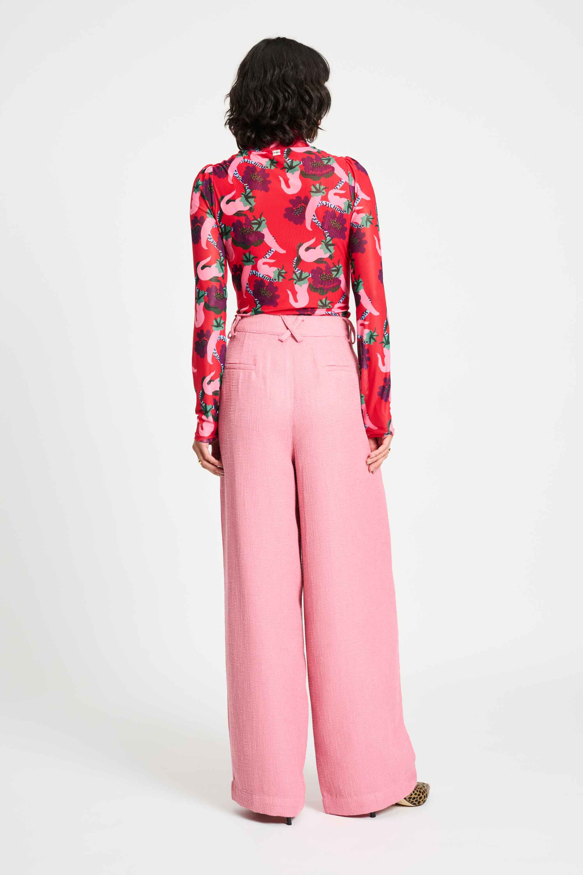 POM Amsterdam Pants PANTS - Bouclé Sweet Pink