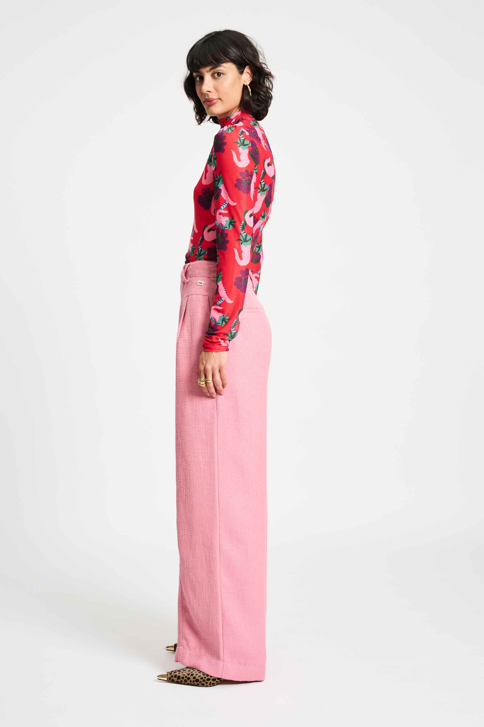 POM Amsterdam Pants PANTS - Bouclé Sweet Pink