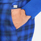 POM Amsterdam Pants PANTS - Charlie Check Blue