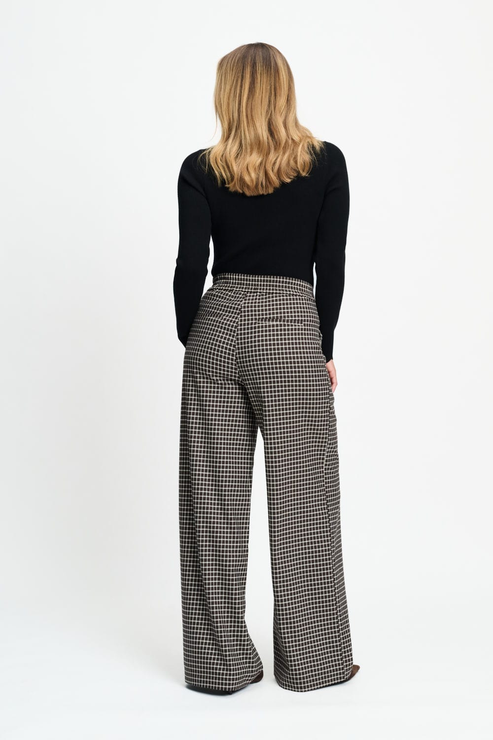 POM Amsterdam Pants PANTS - Charlie Check Brown