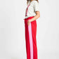 POM Amsterdam Pants PANTS - Colourblock Chili Red