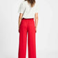 POM Amsterdam Pants PANTS - Colourblock Chili Red