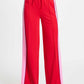 POM Amsterdam Pants PANTS - Colourblock Chili Red