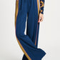 POM Amsterdam Pants PANTS - Colourblock Nightfall Blue