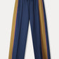 POM Amsterdam Pants PANTS - Colourblock Nightfall Blue