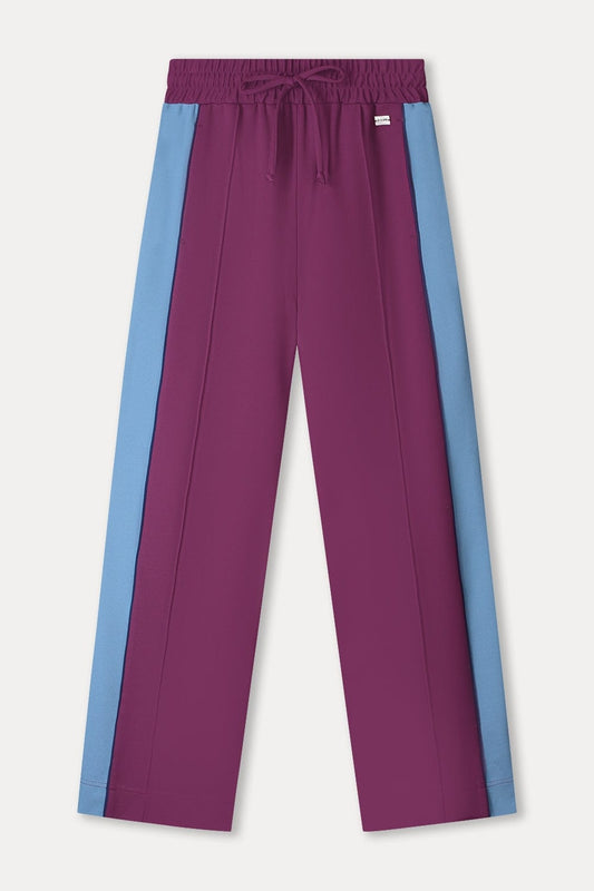 POM Amsterdam Pants PANTS - Colourblock Plum