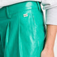 POM Amsterdam Pants PANTS - Faux Leather Wander Green