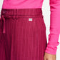 POM Amsterdam Pants PANTS - Jess Striped Burgundy Red