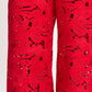 POM Amsterdam Pants PANTS - Lace Bloom Red