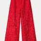 POM Amsterdam Pants PANTS - Lace Bloom Red