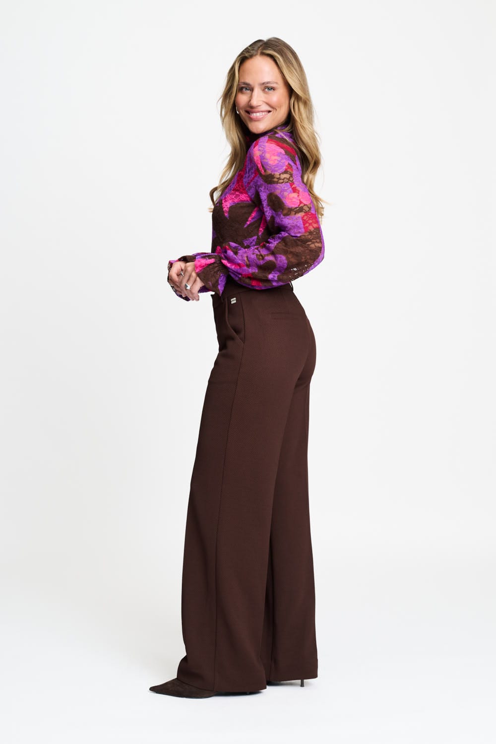 POM Amsterdam Pants PANTS - Lara Chocolate Brown