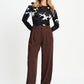 POM Amsterdam Pants PANTS - Marlou Chocolate Brown