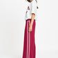 POM Amsterdam Pants PANTS - Nora Burgundy Red