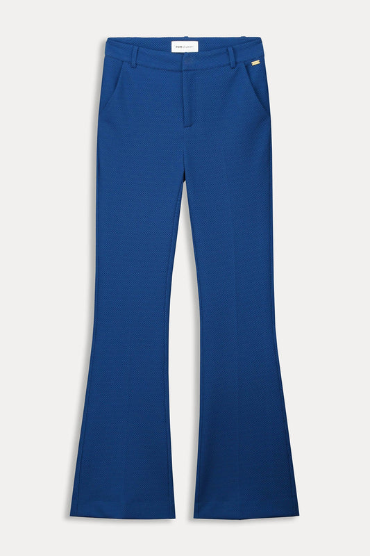 POM Amsterdam Pants PANTS - Pique Flare Ink Blue