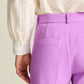 POM Amsterdam Pants PANTS - Pique Wide Leg Purple
