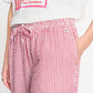 POM Amsterdam Pants PANTS - Seersucker Red White