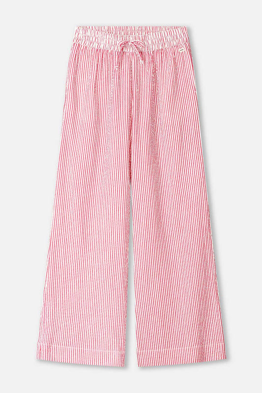 POM Amsterdam Pants PANTS - Seersucker Red White