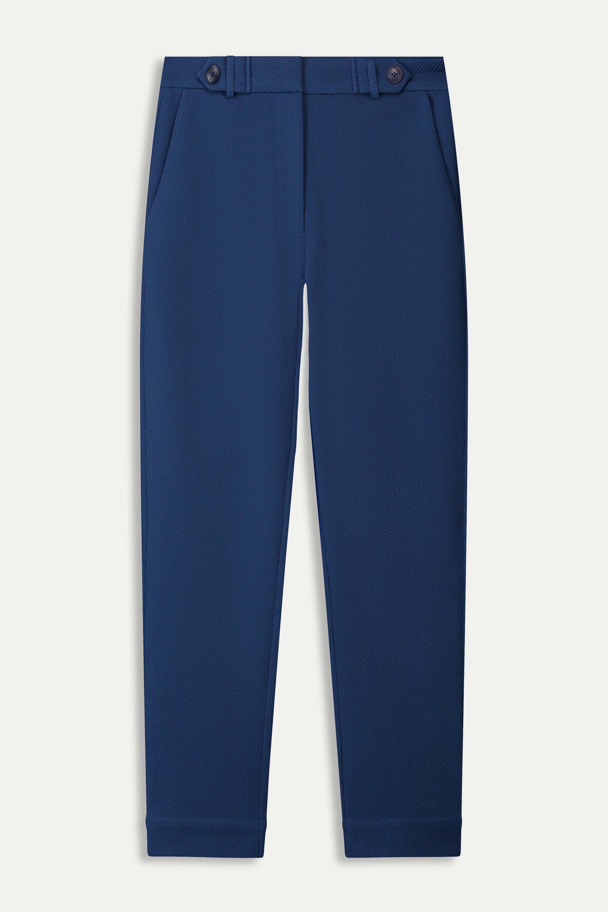 Dark blue trousers | Tapered Sapphire Blue | POM Amsterdam