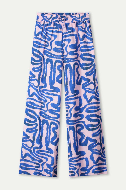 POM Amsterdam Pants PANTS - Waves Pink Linen