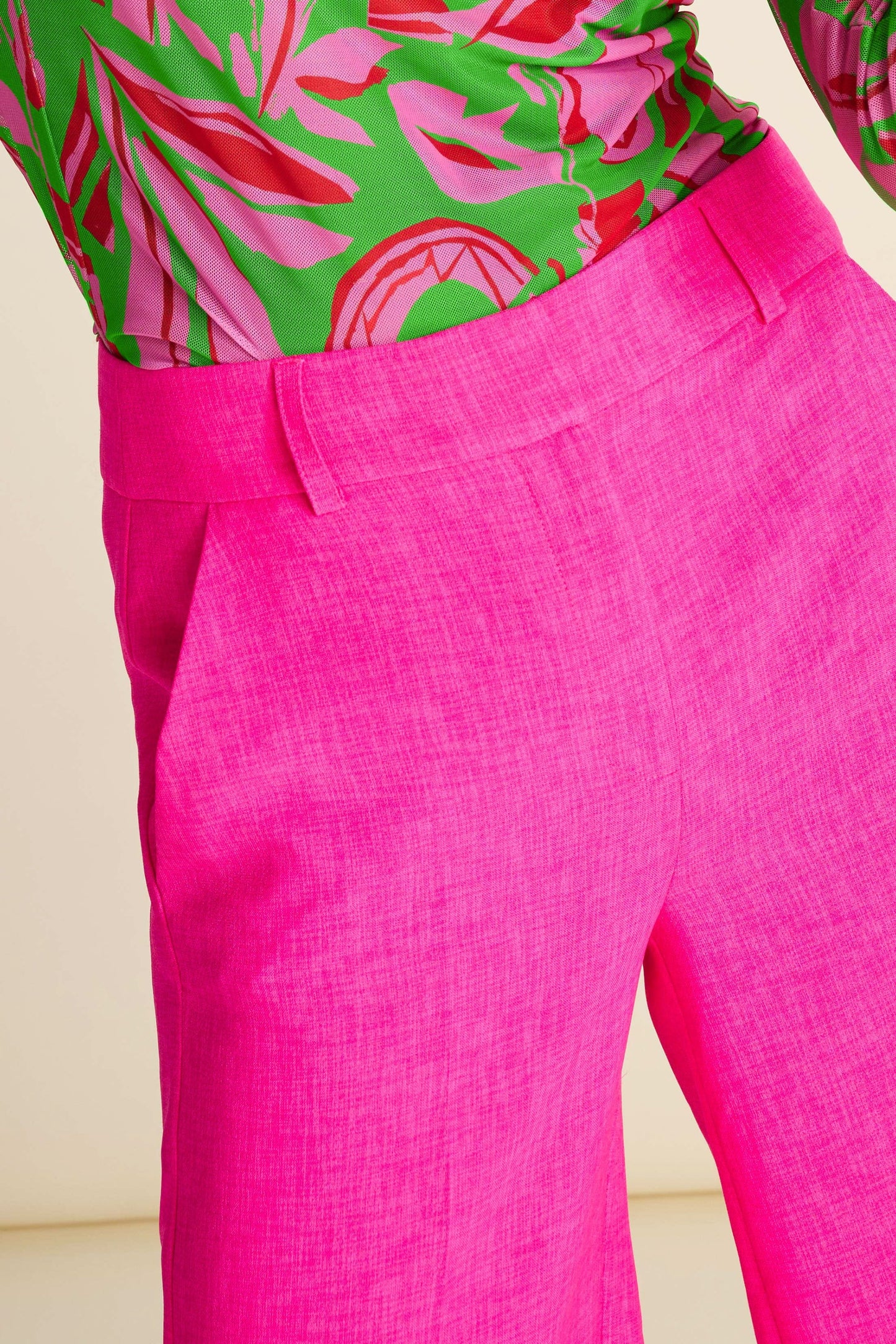 POM Amsterdam Pants PANTS - Wide Leg Pink Glow