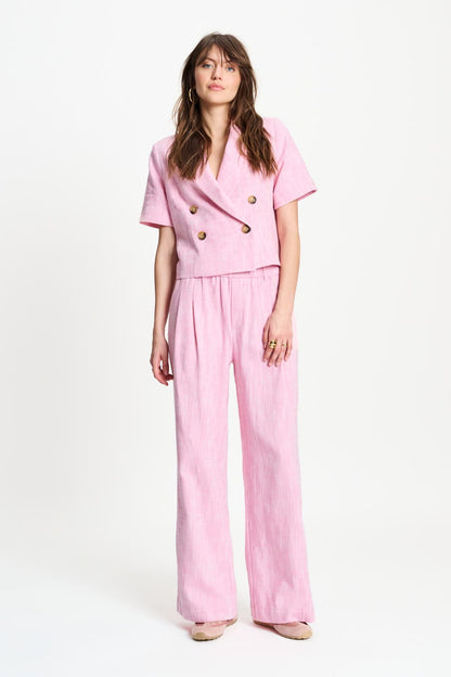 POM Amsterdam Pants Pink / 34 PANTS - Shell Pink
