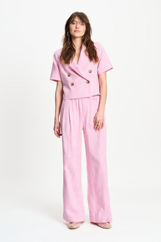 POM Amsterdam Pants Pink / 34 PANTS - Shell Pink