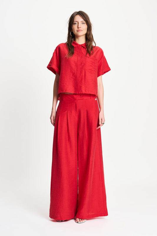 POM Amsterdam Pants Red / 34 PANTS - Bloom Red