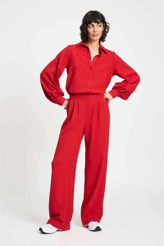POM Amsterdam Pants Red / 34 PANTS - Chili Red