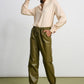 POM Amsterdam Pants TROUSERS - Olive Green Glow