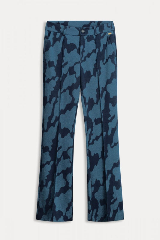POM Amsterdam Pants TROUSERS - Swirl Horizon Blue