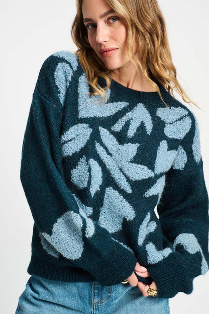 POM Amsterdam Pullovers Blue / 34 SWEATER - Dashing Nights