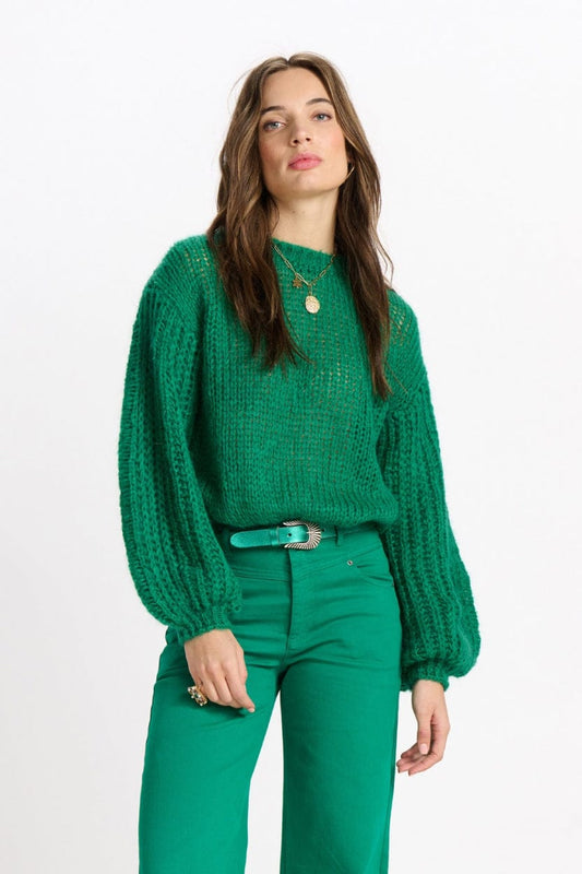 POM Amsterdam Pullovers Green / 36 JUMPER - Fern Green