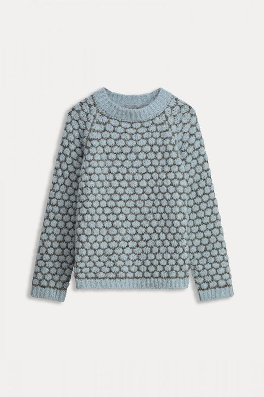 POM Amsterdam Pullovers JUMPER - Ice Blue