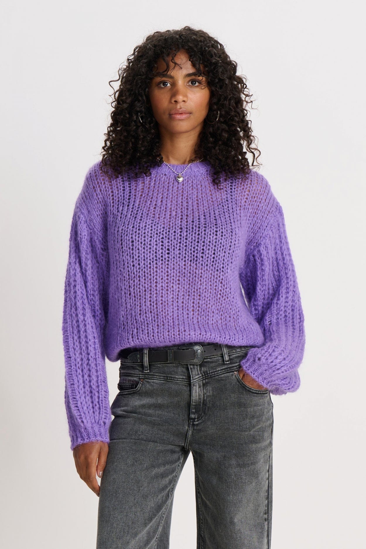POM Amsterdam Pullovers JUMPER - Lilac
