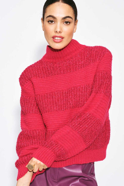 POM Amsterdam Pullovers Pink / 34 PULLOVER - Kate Ultra Pink