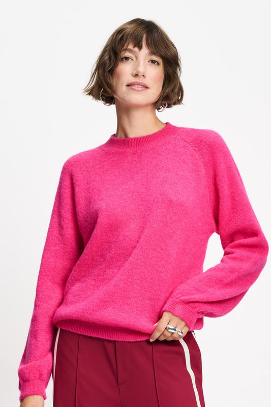 POM Amsterdam Pullovers Pink / 34 PULLOVER - Milou Ultra Pink